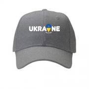 Кепка с принтом "Локация Украина"
