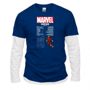 Комбинированный лонгслив "Marvel - Iron MAN"