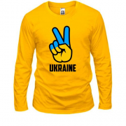 Чоловічий лонгслів Ukraine peace