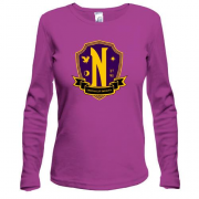 Жіночий лонгслів з логотипом Nevermore Academy