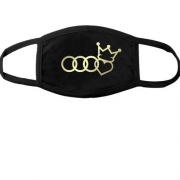 Тканинна маска для обличчя Audi з короною