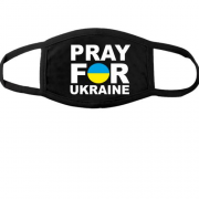 Тканинна маска для обличчя Pray for Ukraine