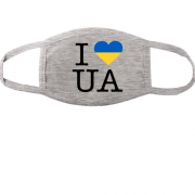 Тканинна маска для обличчя "I ♥ UA"