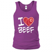 Чоловіча майка "I love Beef"