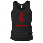 Майка "Keep calm I'm a paramedic"