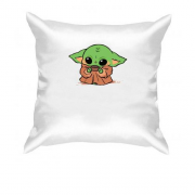 Подушка Baby Yoda.