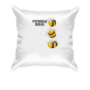 Подушка Crazy Bee Бджоли