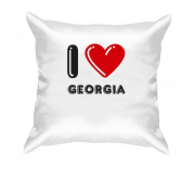 Подушка I love Georgia