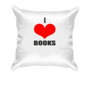 Подушка I love books
