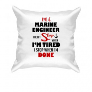 Подушка I'm marine engineer