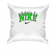 Подушка с лого Nike в пламени