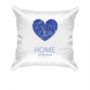 Подушка с сердцем "Home Донецк"