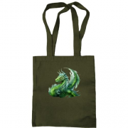 Сумка шоппер Зеленый дракон АРТ