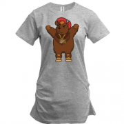 Подовжена футболка з написом "Bear Hugs"