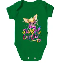 Детское боди с Чихуахуа (sweet baby)