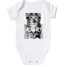 Дитяче боді Rawr кіт