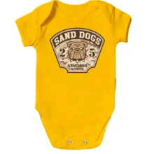 Детское боди Sand dogs armored division