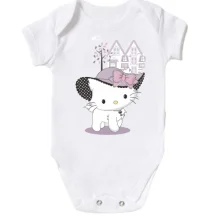 Детское боди hello kitty в шляпе