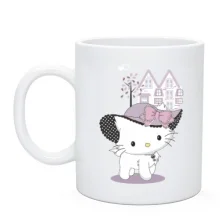 Чашка hello kitty в капелюсі