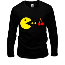 Лонгслив Pacman с вишней
