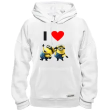 Толстовка I love minions