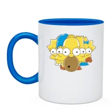 Чашка з сімейкою Сімпсонів