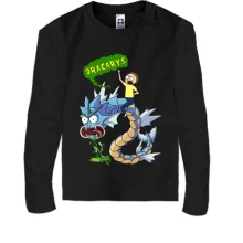 Детский лонгслив Рик и Морти - Dracarys