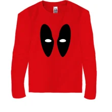 Детский лонгслив Deadpool (глаза)