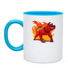Чашка з червоною собакою (devil)