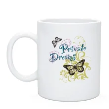 Чашка Private Dreams butterfly