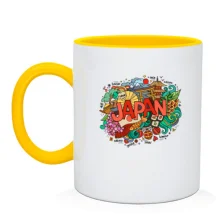 Чашка с японским колоритом "i love Japan"