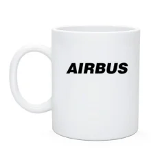 Чашка с надписью Airbus