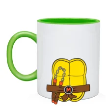 Чашка з черепашачим торсом (черепашки ніндзя)