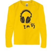 Дитячий лонгслів Im Dj