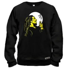 Свитшот Bob Marley на фоне луны