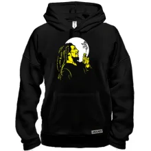 Толстовка Bob Marley на фоне луны