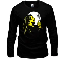 Лонгслів Bob Marley на тлі місяця