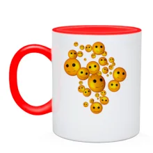 Чашка з усміхненими смайликами