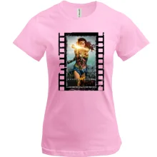 Футболка с Wonder Woman в киноленте