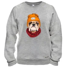Свитшот с бульдогом (Cool dog)