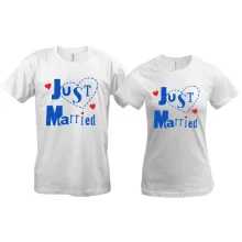 Парні футболки Just married