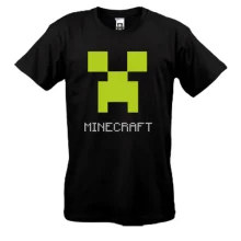 Футболка Minecraft logo grey