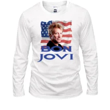 Лонгслив Bon Jovi с флагом