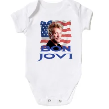Детское боди Bon Jovi с флагом