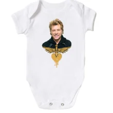 Детское боди Bon Jovi с лого