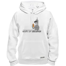 Толстовка Work on alcohol