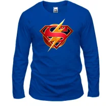 Мужской лонгслив Superman and Flash