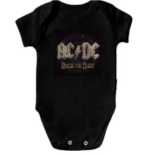 Детское боди AC/DC Rock or Bust