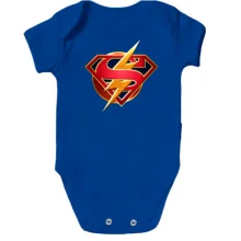 Дитяче боді Superman and Flash