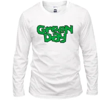 Мужской лонгслив Green day (Street art logo)